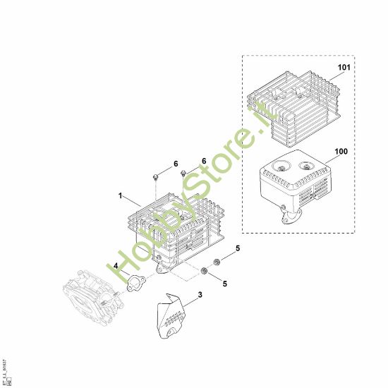 Picture of F - Silenziatore EHC 600.0 (EHC600-0004)